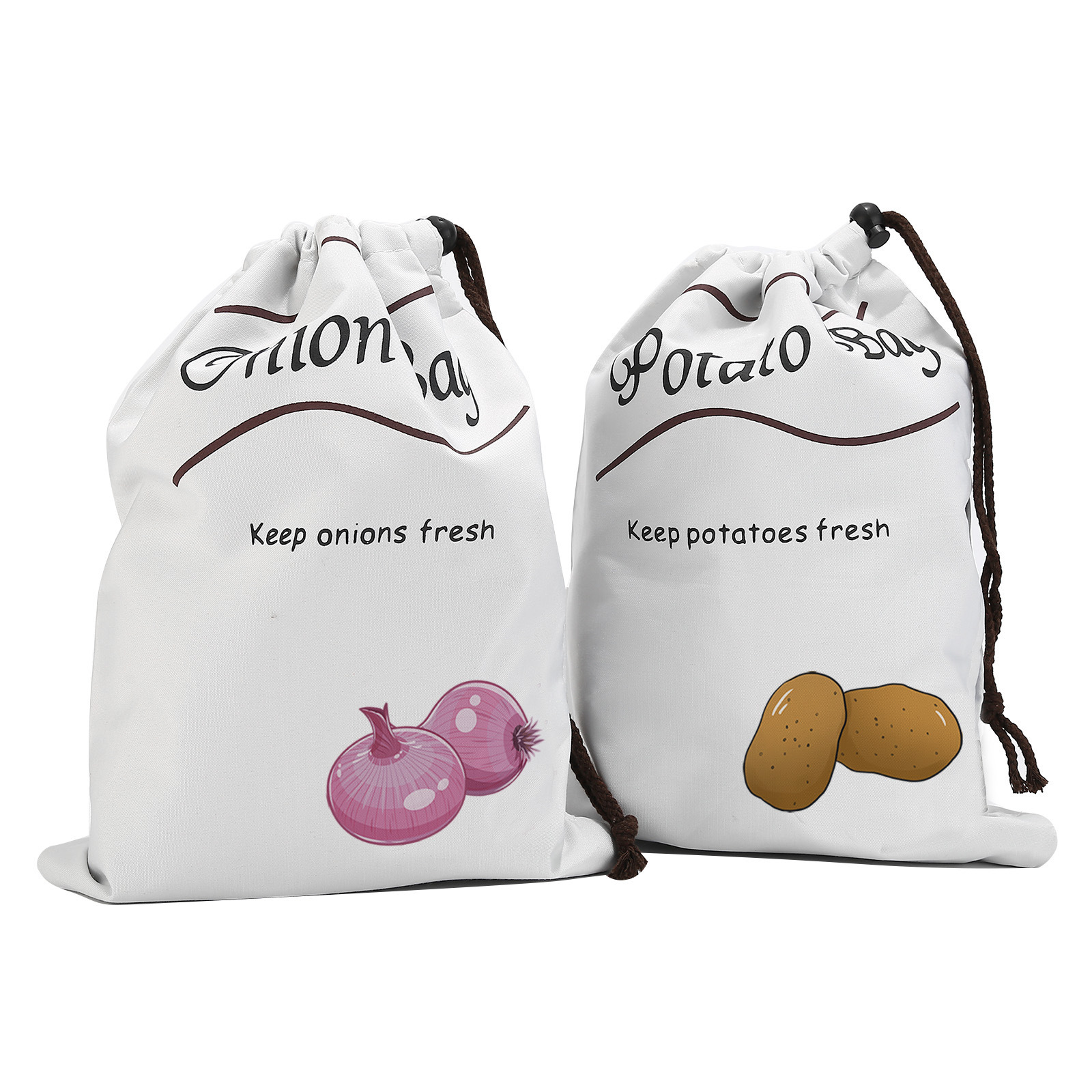 Food Storage In Roots - 2 szt. Wielorazowe torby do przechowywania