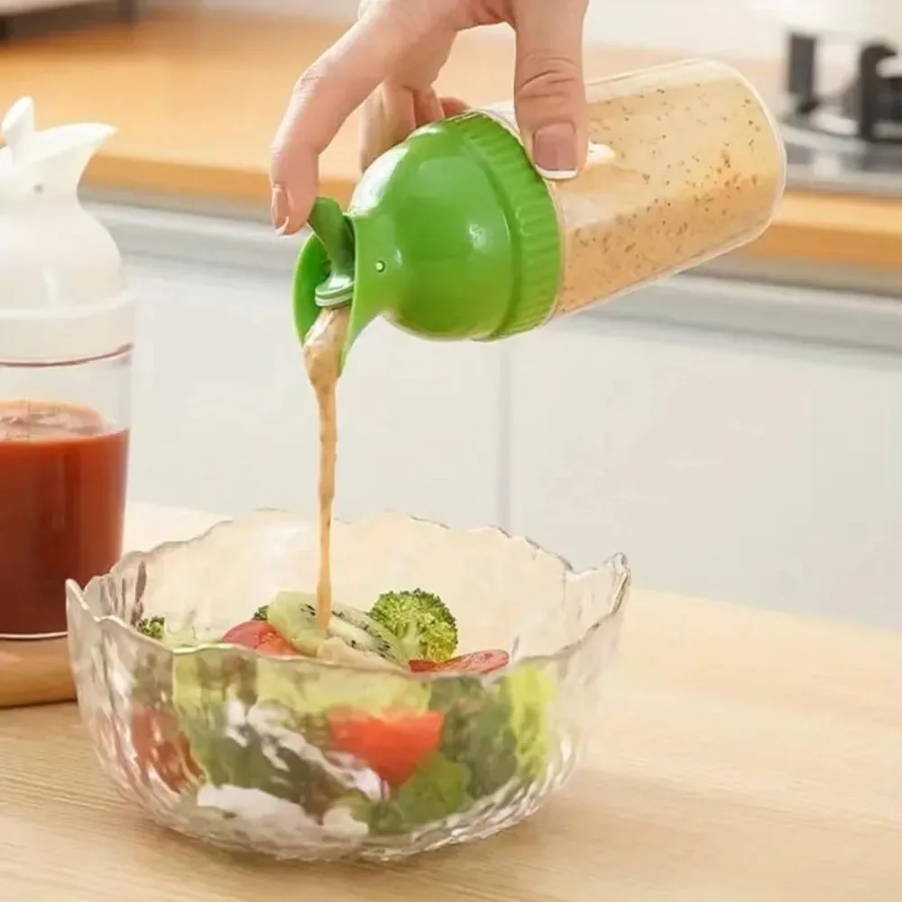 Salad Dressing Bottle - Nowość Gadżet Kuchenny Szczelny Sos do