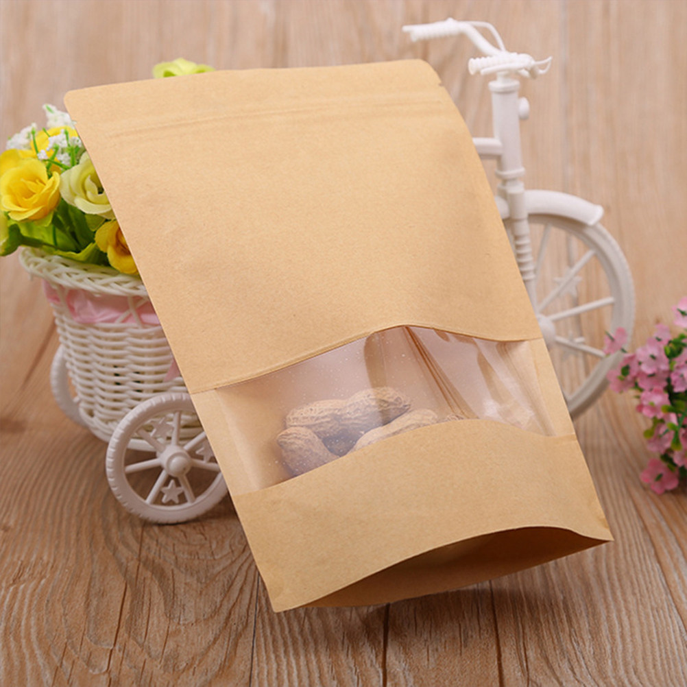 Food Storage Reusable Bags - 50 szt. torebek z papieru kraft