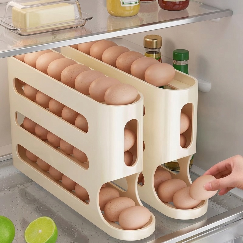 Food Storage Eggs - 4-poziomowy pojemnik na jajka z funkcją