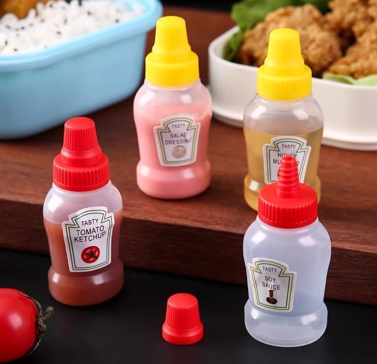 Salad Dressing Bottle - Mini butelka na ketchup pomidorowy, przenośny