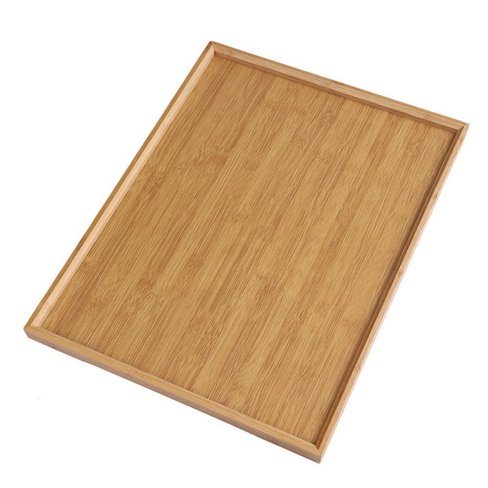 Food Storage Table - Taca Dekoracyjna Naturalny Bambus Drewniana Taca