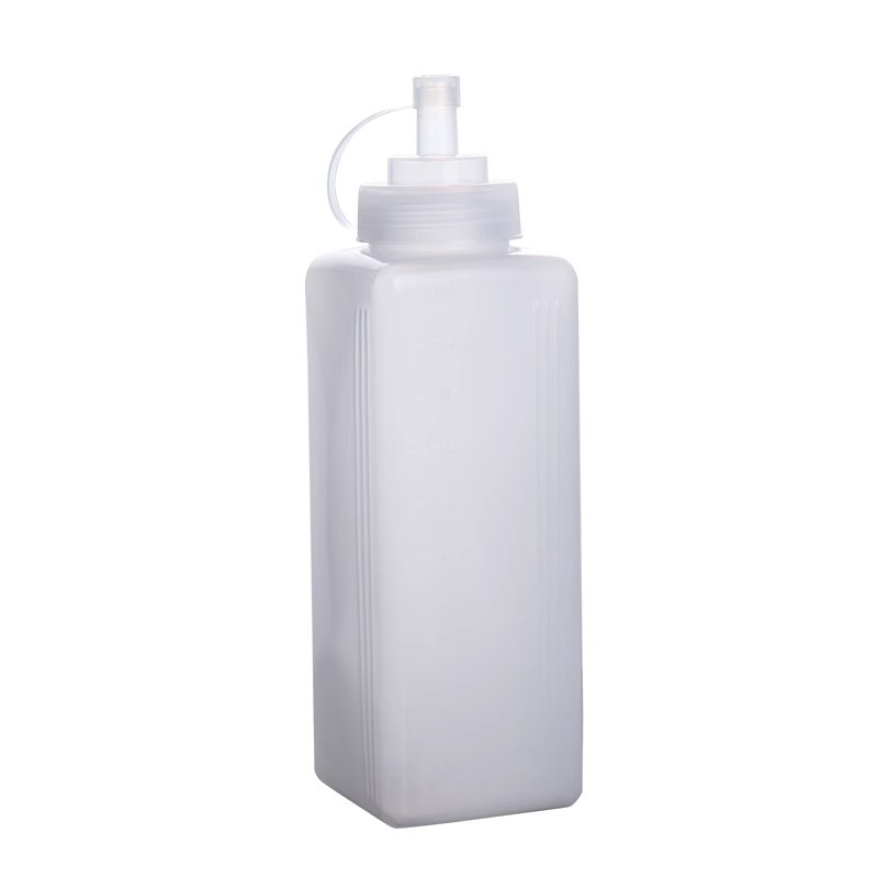 Salad Dressing Bottle - Plastikowa butelka do wyciskania sosów, szeroki