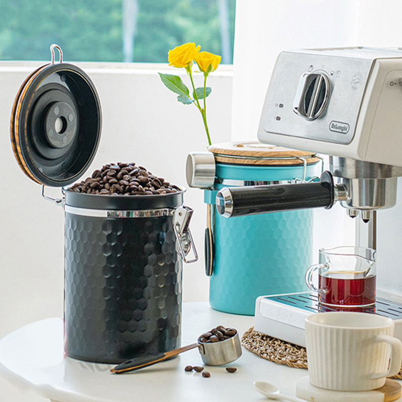 Food Storage Stainless Steel - Pojemniki na kawę ze stali nierdzewnej