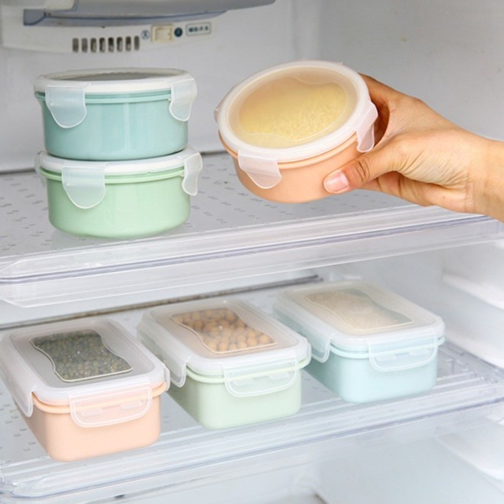 Food Storage Lock Box - 5 SZT. Świeże Plastikowe Pojemniki do