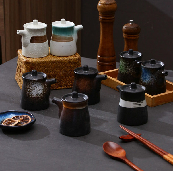 Salad Dressing Bottle - Ceramiczna butelka na przyprawy Butelka na
