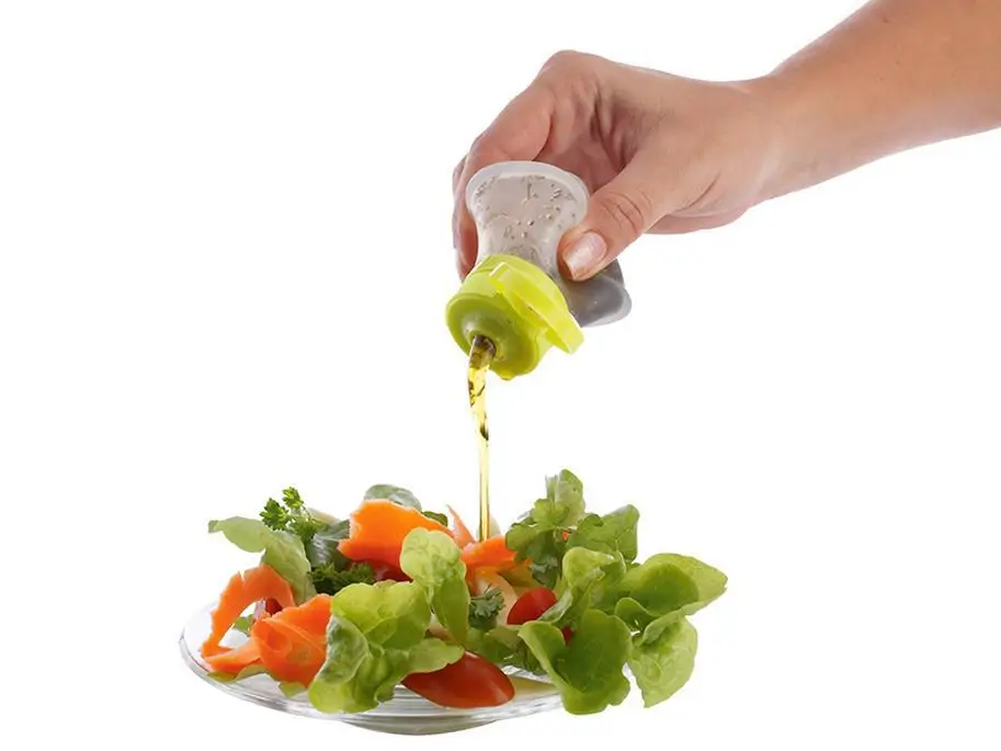 Salad Dressing Bottle - Silikonowa butelka na sos wyciskacz do