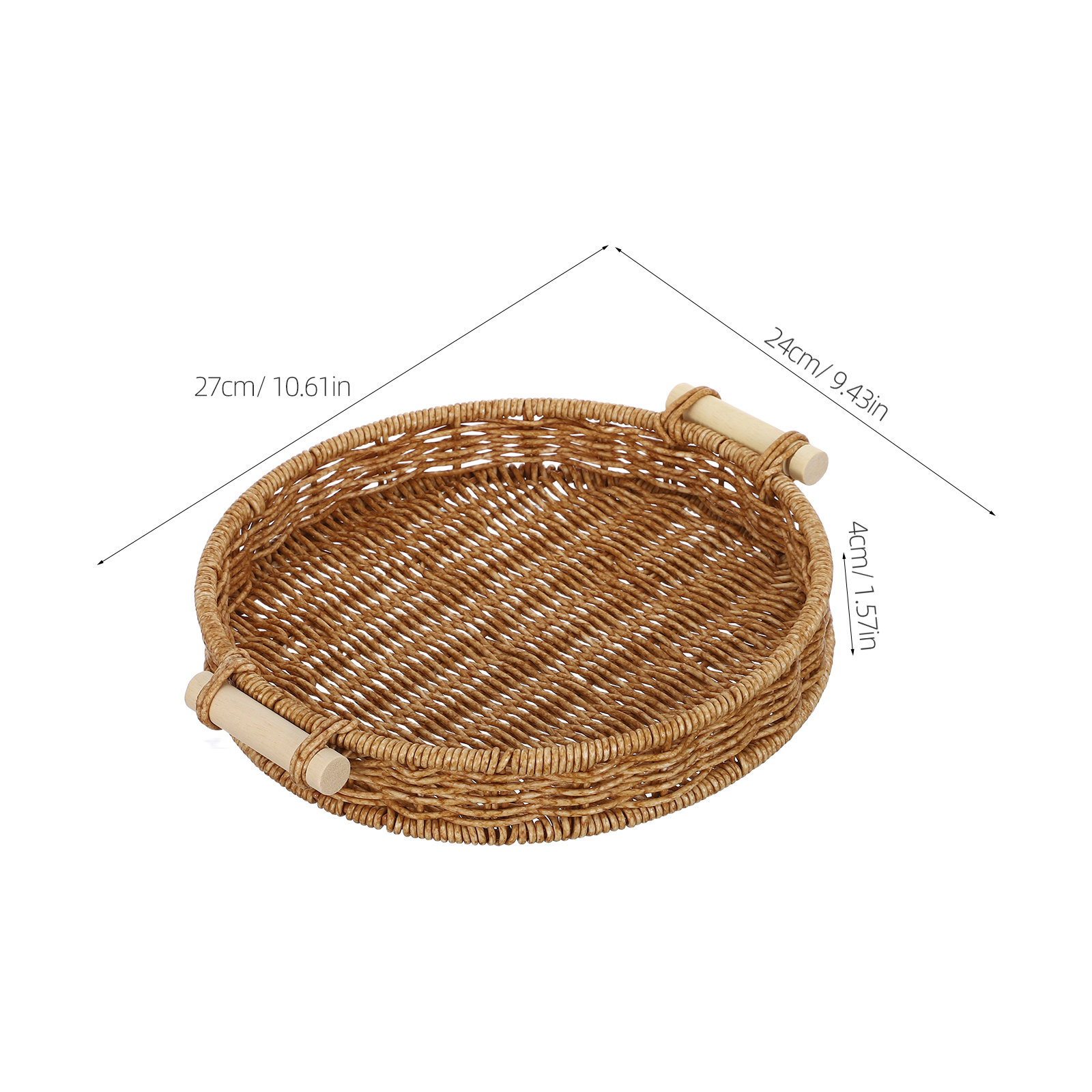 Kosz na chleb z imitacji ratta – Food Storage Table recenzja i cena
