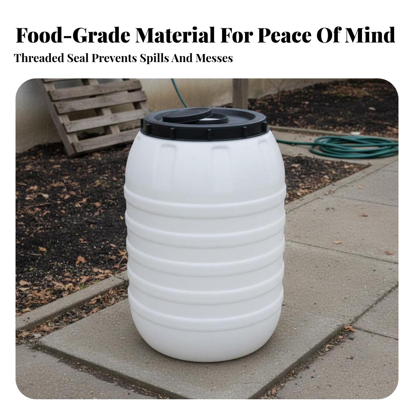 Plastikowy beczka z tworzywa s – Food Storage Lid recenzja i cena