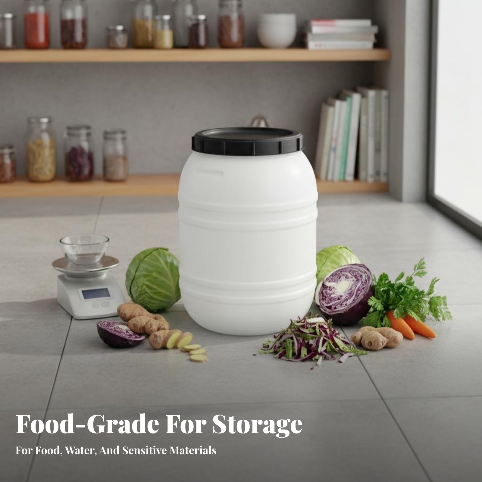 Plastikowy beczka z tworzywa s – Food Storage Lid recenzja i cena