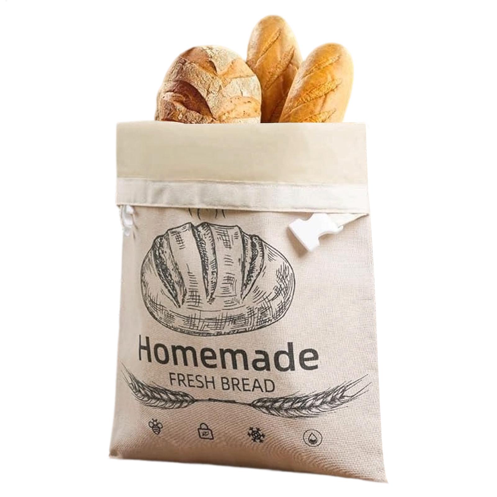 Lniany worek na chleb, torby w – Food Storage Reusable Bags recenzja i cena