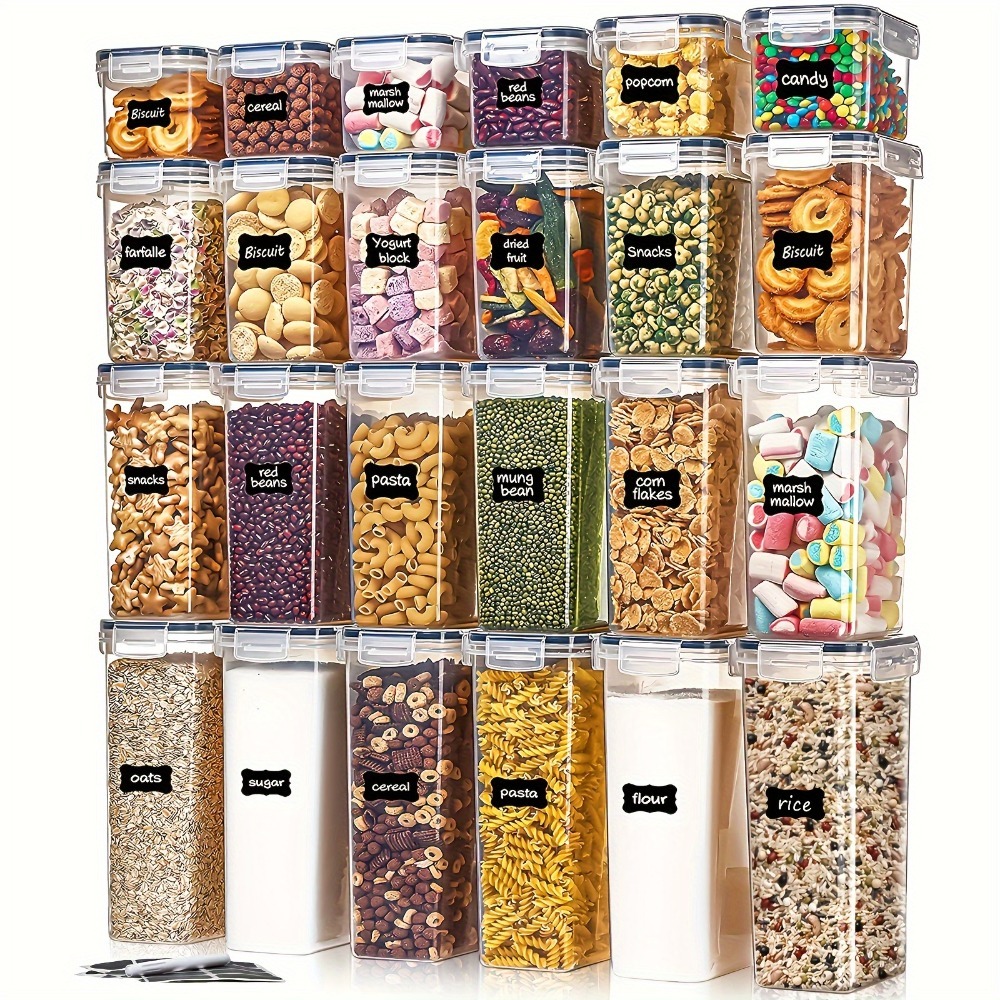 24 szt. Pojemniki do przechowy – Food Storage Cabinet recenzja i cena