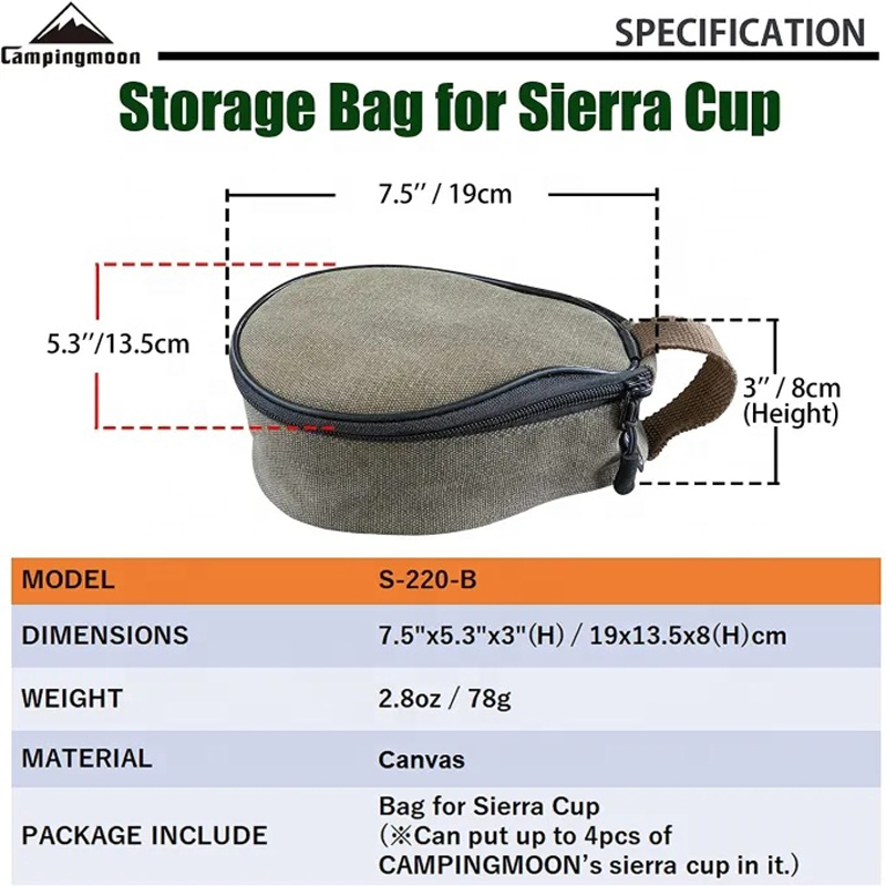 CAMPINGMOON S220-B Mini Torba  – Food Storage Hiking recenzja i cena