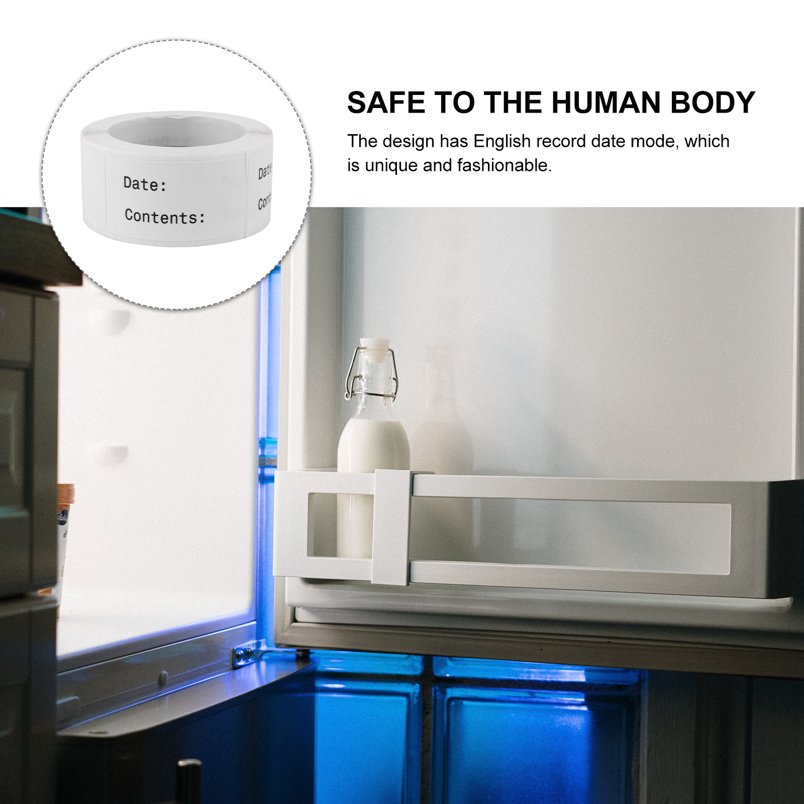 2 szt. ekologicznych, nadający – Food Storage Jar Labels recenzja i cena