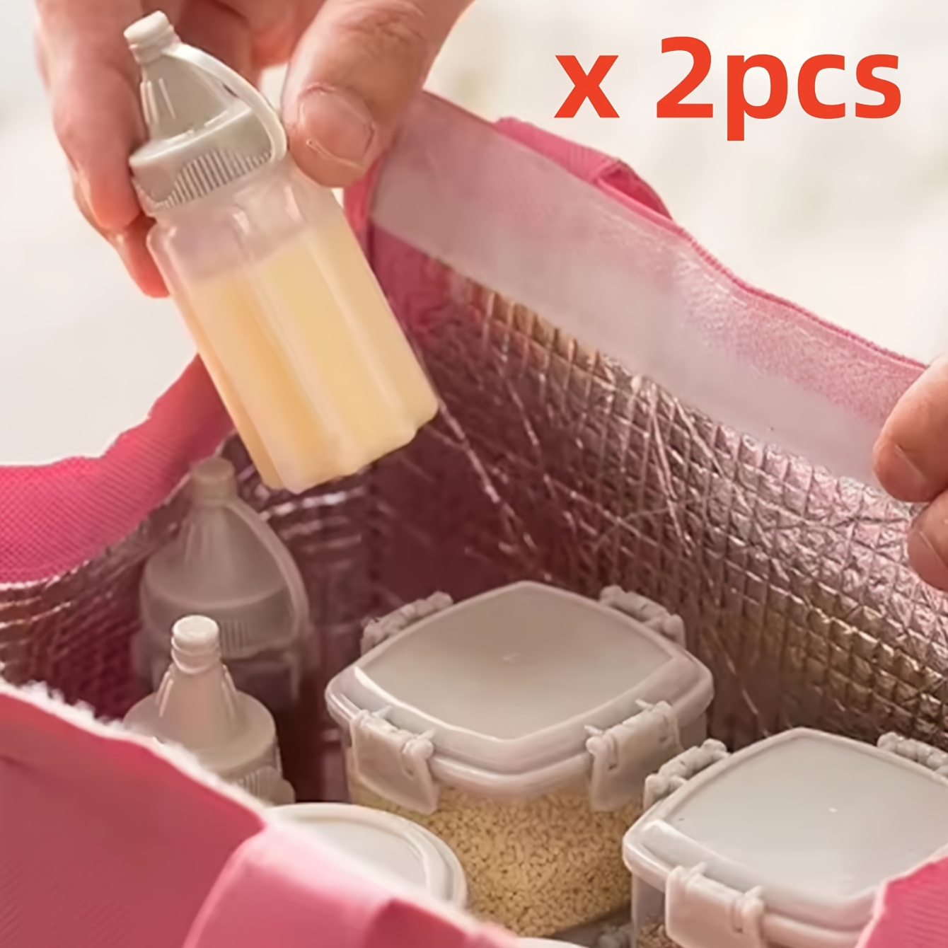 2 szt. Mini Butelki do Sosów z – Salad Dressing Bottle recenzja i cena