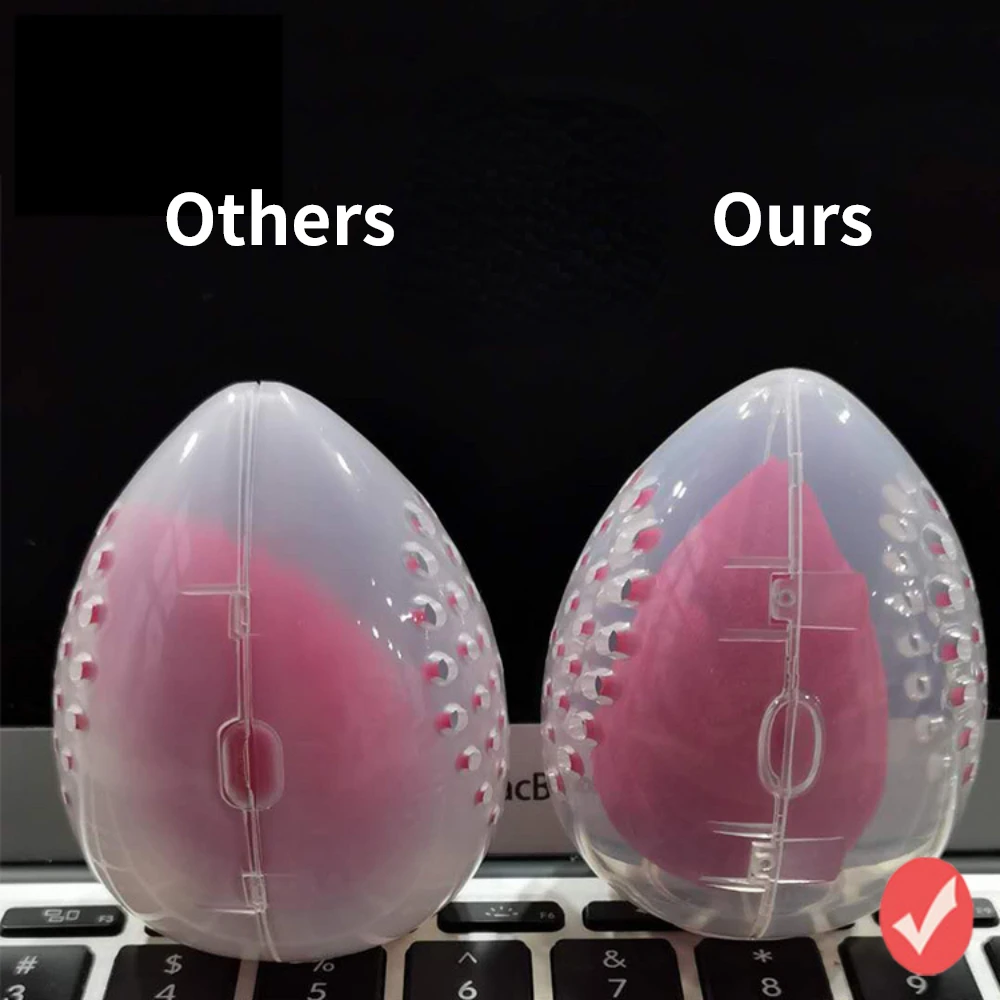 Gąbka kosmetyczna pudełko pros – Food Storage Eggs recenzja i cena
