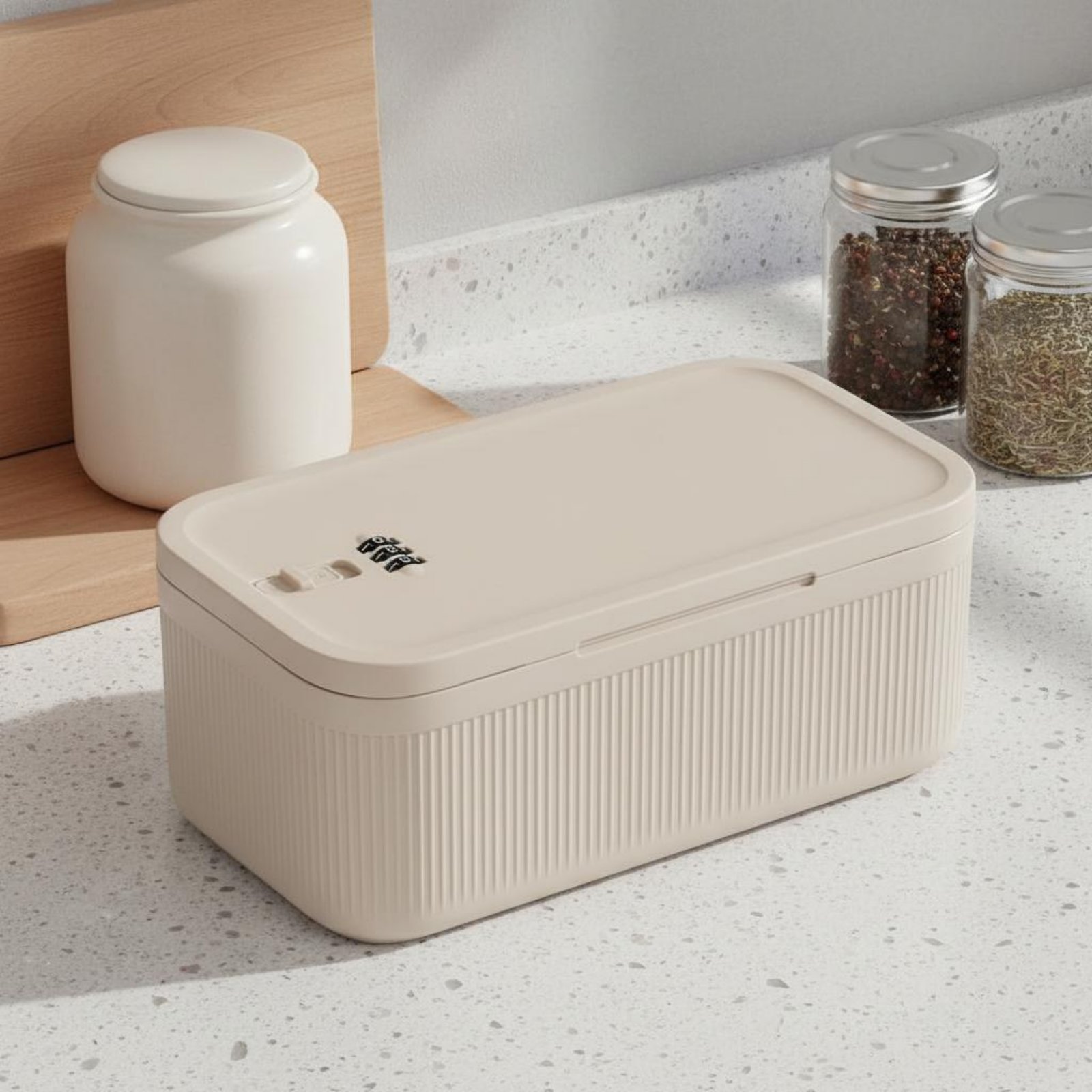 Skrzynka z zamkiem szyfrowym,  – Food Storage Lock Box recenzja i cena