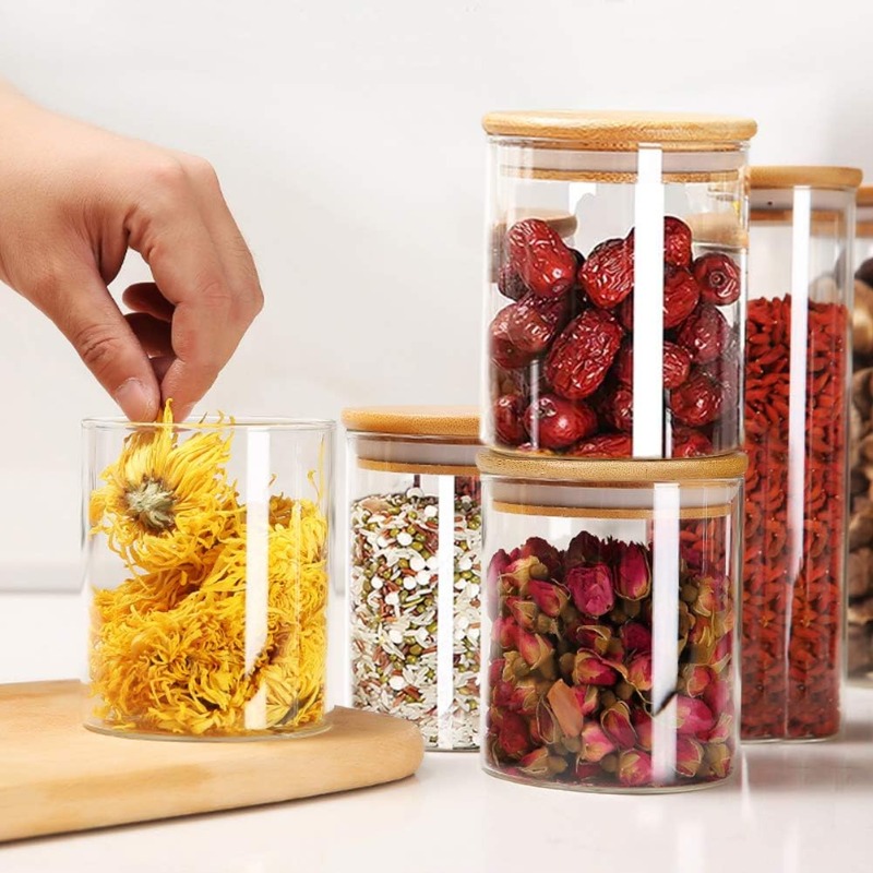 Zestaw 12 szklanych słoików z  – Food Storage Jar Labels recenzja i cena