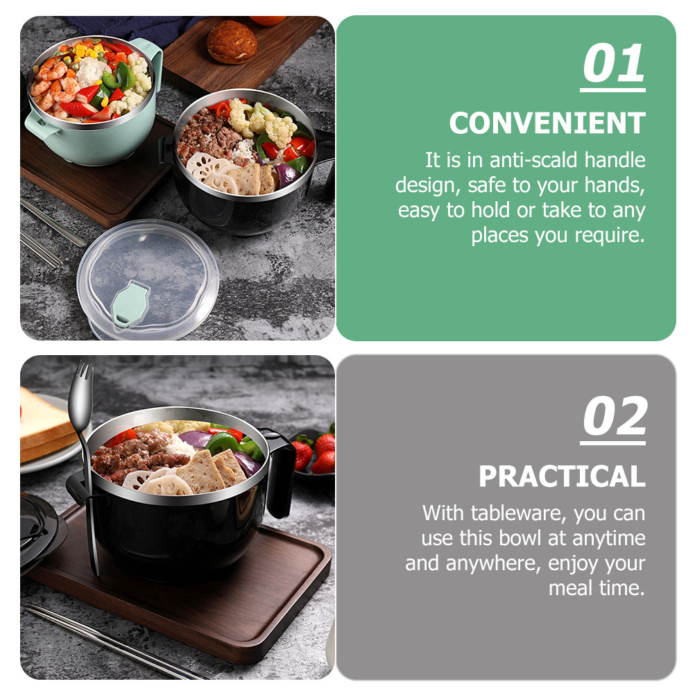 1 zestaw misek na ryż ze stali – Food Storage Stainless Steel recenzja i cena