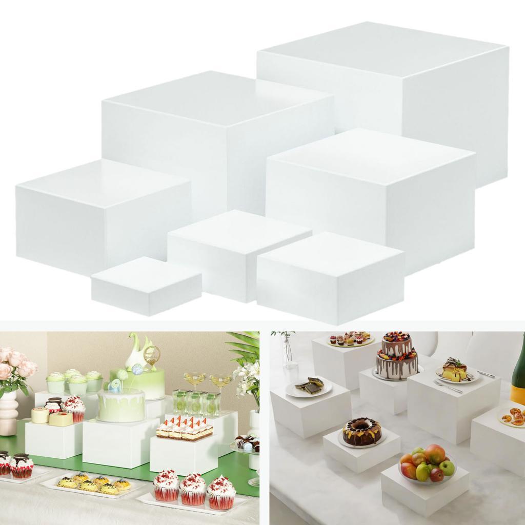 7 sztuk akrylowych kostek eksp – Food Storage Table recenzja i cena