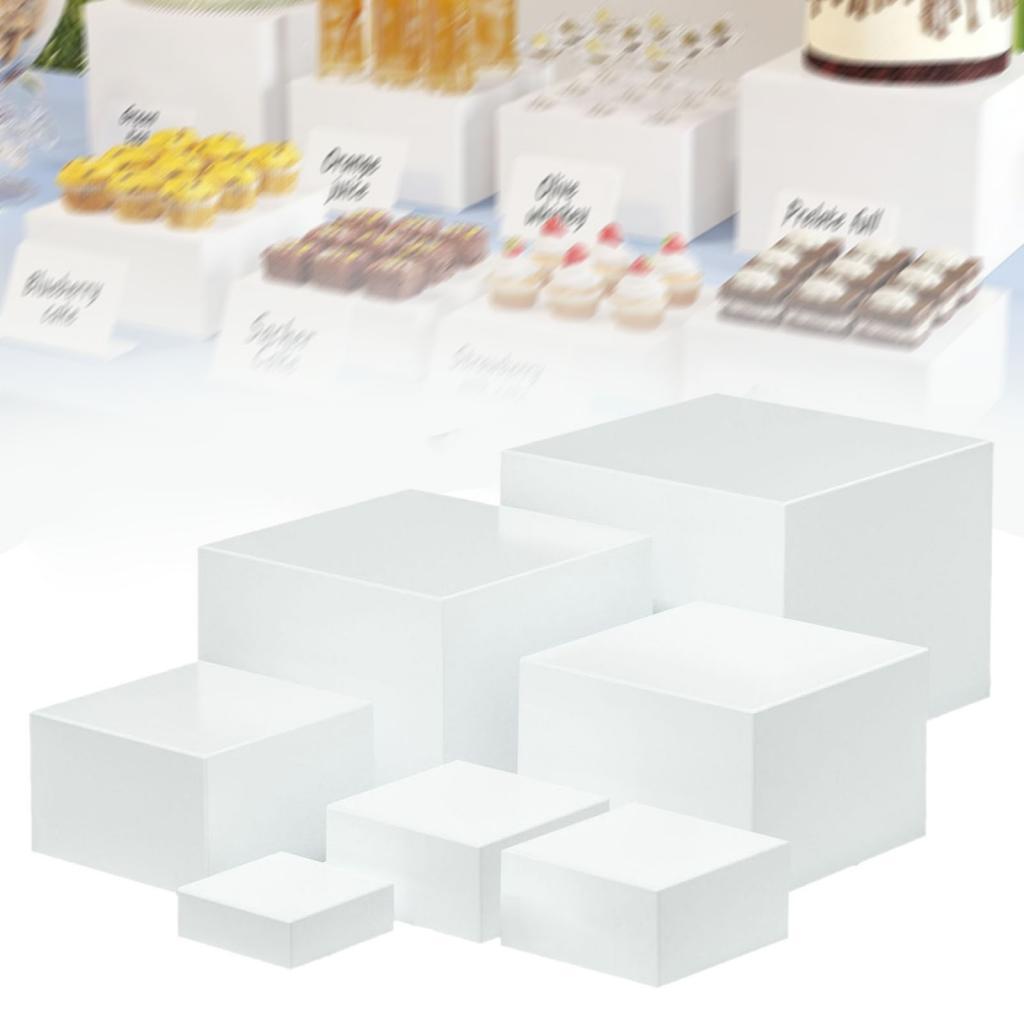 7 sztuk akrylowych kostek eksp – Food Storage Table recenzja i cena