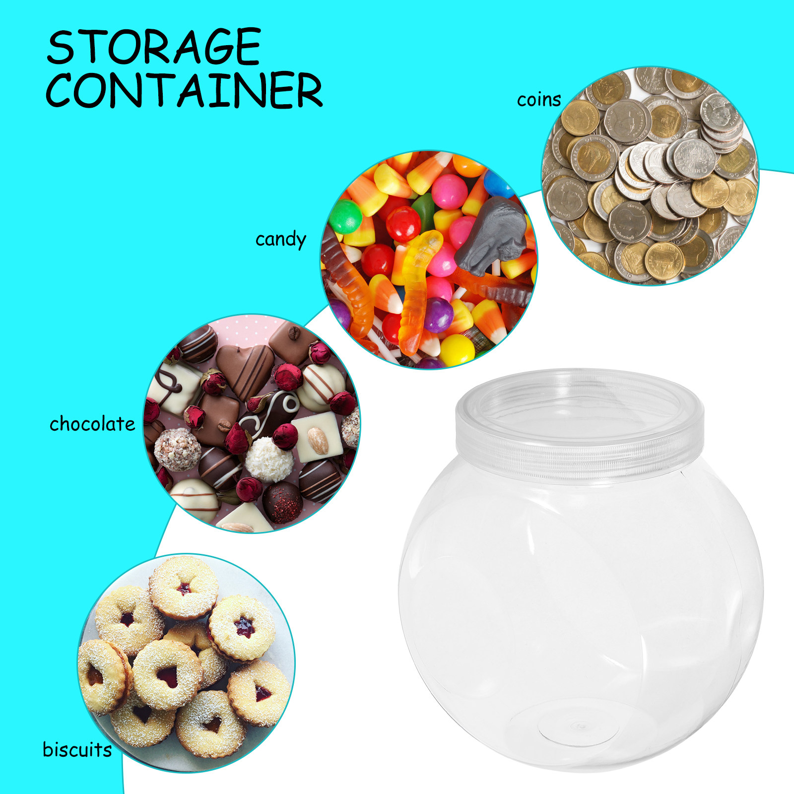 3 sztuki przezroczystych słoik – Food Storage Lid recenzja i cena