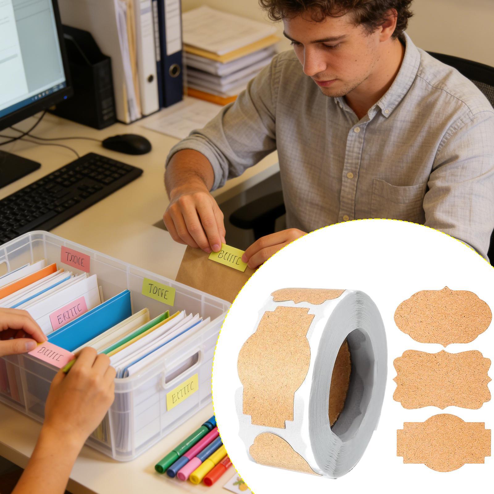 300 szt. Etykiet na słoiki Nak – Food Storage Jar Labels recenzja i cena