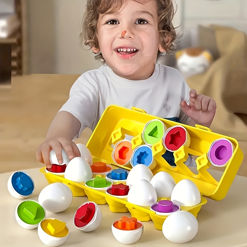 6/12 szt. Zabawki do dopasowyw – Food Storage Eggs recenzja i cena