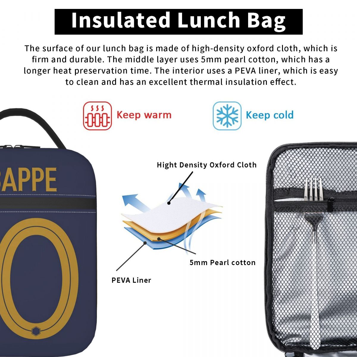 Mbappes Soccer Thermal Insulat – Food Storage Hiking recenzja i cena