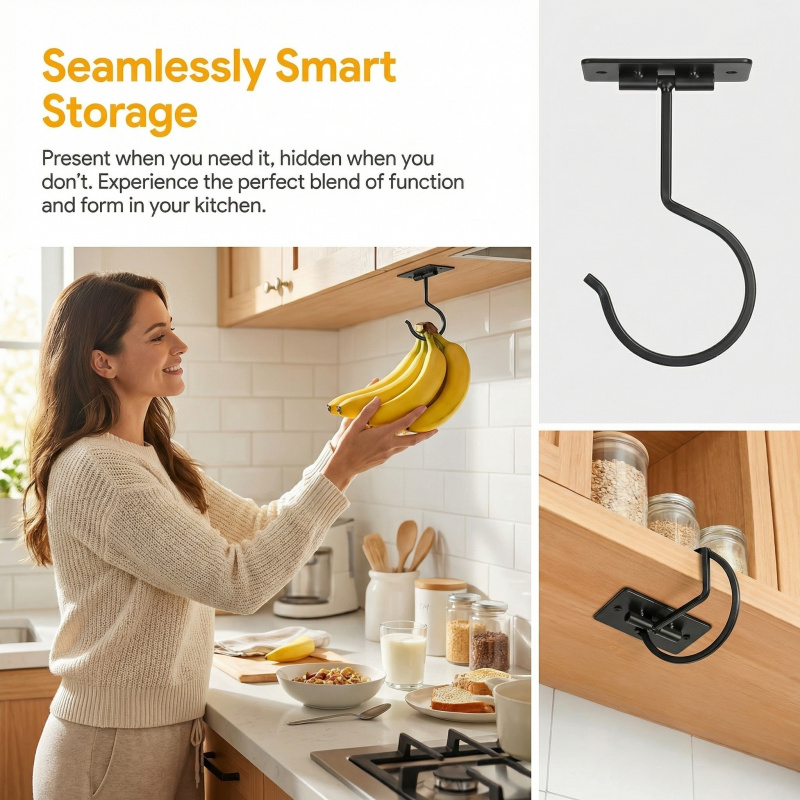Czarny metalowy samoprzylepny  – Food Storage Cabinet recenzja i cena