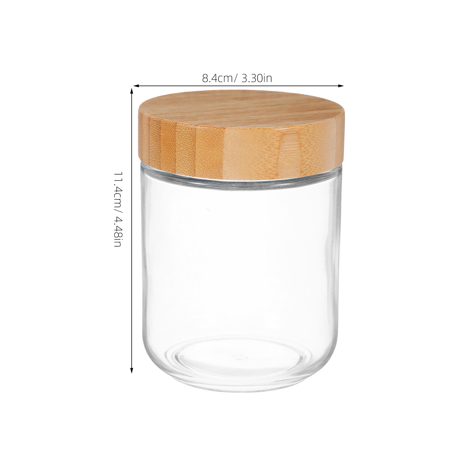 4 sztuki szklanych słoików do  – Food Storage Lid recenzja i cena
