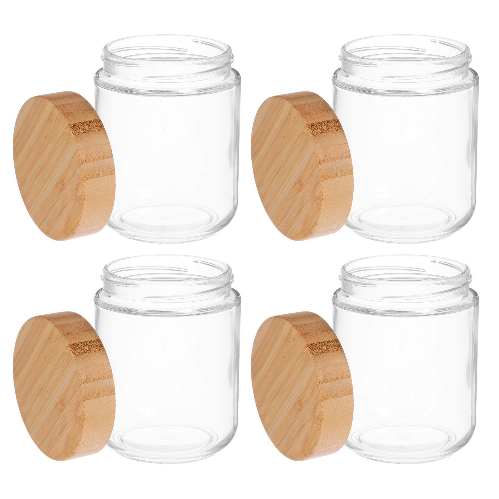 4 sztuki szklanych słoików do  – Food Storage Lid recenzja i cena