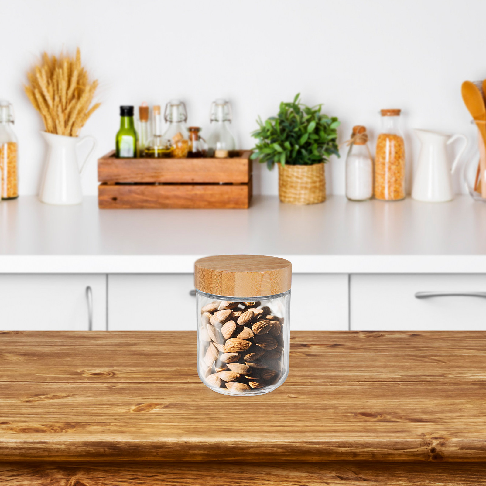 4 sztuki szklanych słoików do  – Food Storage Lid recenzja i cena