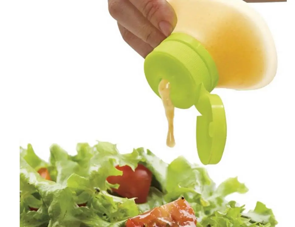 Silikonowa butelka na sos wyci – Salad Dressing Bottle recenzja i cena