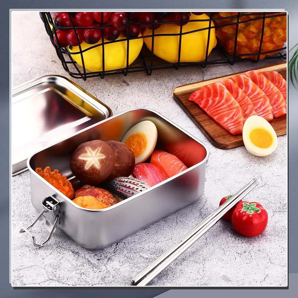 Pudełko Bento ze stali nierdze – Food Storage Lock Box recenzja i cena